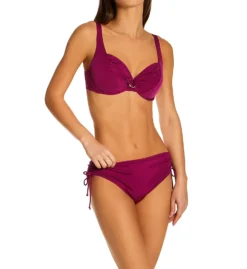 Anita Shiny Basics Ive Adjustable Swim Bottom 8788-0 -Lumiere Bikinis Shop anita anit01 8788 0 cs1