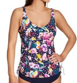 Anita French Blue Summer Malaika Tankini Swim Top 8866-1