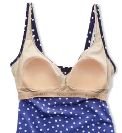 Anita Blue Dots Alina Tankini Swim Top 8870-1 -Lumiere Bikinis Shop anita anit01 8870 1 cs6