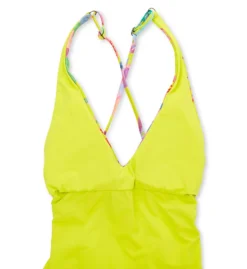 Becca Costa Bella Kali V-Neck One Piece Swimsuit 191037 -Lumiere Bikinis Shop becca bec01 191037 cs5