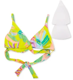 Becca Costa Bella Raegan Twist Front Swim Top 193137 -Lumiere Bikinis Shop becca bec01 193137 cs6