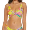 Becca Costa Bella Raegan Twist Front Swim Top 193137 -Lumiere Bikinis Shop becca bec01 193137 gs