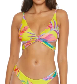 Becca Costa Bella Raegan Twist Front Swim Top 193137