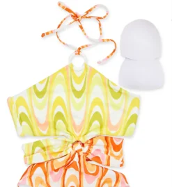 Becca Whirlpool Margot High Neck Halter 1 Pc Swimsuit 221137 -Lumiere Bikinis Shop becca bec01 221137 cs5