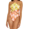 Becca Whirlpool Margot High Neck Halter 1 Pc Swimsuit 221137 -Lumiere Bikinis Shop becca bec01 221137 gs