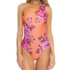 Becca In Full Bloom Arabella Asymmetrical Swimsuit 241227 -Lumiere Bikinis Shop becca bec01 241227 gs