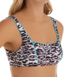 Becca Animal Kingdom Olivia Square Neck Swim Top 243207
