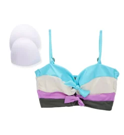 Becca Circuit Eleanor Bandeau Swim Crop Top 293207 -Lumiere Bikinis Shop becca bec01 293207 cs2