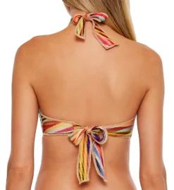 Becca Awaken Josie High Neck Halter Bra Swim Top 293227 -Lumiere Bikinis Shop becca bec01 293227 bs