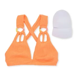 Becca Line In The Sand Skylar Halter Swim Top 473137 -Lumiere Bikinis Shop becca bec01 473137 cs5