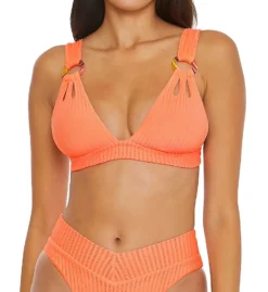 Becca Line In The Sand Skylar Halter Swim Top 473137