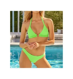 Becca Coast Mira Halter Swim Top 483137 -Lumiere Bikinis Shop becca bec01 483137 cs4