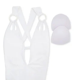 Becca Color Code Skylar Plunge One Piece Swimsuit 631037 -Lumiere Bikinis Shop becca bec01 631037 cs6