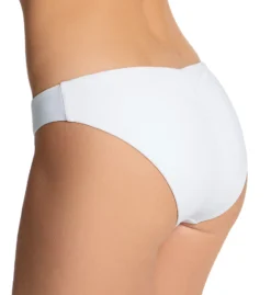 Becca Color Code Adela Hipster White Swim Bottom 638437 -Lumiere Bikinis Shop becca bec01 638437 bs