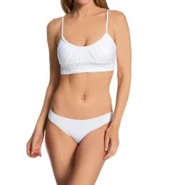 Becca Color Code Adela Hipster White Swim Bottom 638437 -Lumiere Bikinis Shop becca bec01 638437 cs2