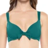 Becca Color Code Tie Front Underwire Bikini Swim Top 853397 -Lumiere Bikinis Shop becca bec01 853397 gs