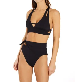 Becca Color Code Split Strap Halter Swim Top 853617 -Lumiere Bikinis Shop becca bec01 853617 cs1