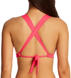 Becca Color Code Rings Skylar Halter Swim Top 859637 -Lumiere Bikinis Shop becca bec01 859637 bs