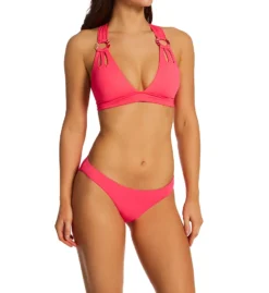 Becca Color Code Rings Skylar Halter Swim Top 859637 -Lumiere Bikinis Shop becca bec01 859637 cs2