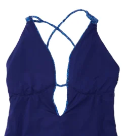 Becca Sundance Elizabeth Plunge Neck One Piece Swimsuit 921027 -Lumiere Bikinis Shop becca bec01 921027 cs5