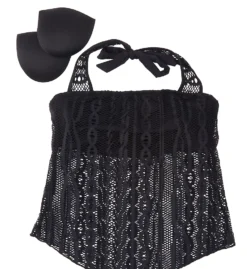 Becca Color Play Addison Handkerchief Tankini Swim Top C713527 -Lumiere Bikinis Shop becca bec01 c713527 cs6