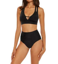 Becca Color Code Elaine Split Strap Swim Top C853627 -Lumiere Bikinis Shop becca bec01 c853627 cs1
