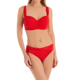 Bleu Rod Beattie Kore Shirred Underwire Bandeau Bikini Swim Top 00179D -Lumiere Bikinis Shop bleu rod beattie bleu01 00179d cs2