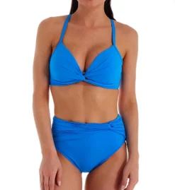 Bleu Rod Beattie Twist And Shout Twist Front Underwire Swim Top 20340D -Lumiere Bikinis Shop bleu rod beattie bleu01 20340d cs2