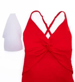 Bleu Rod Beattie Twist And Shout Plunge X Back One Piece Swimsuit 20757 -Lumiere Bikinis Shop bleu rod beattie bleu01 20757 cs1