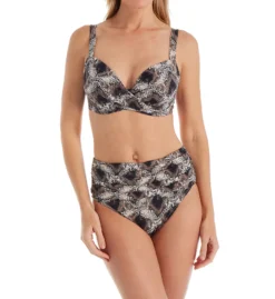 Bleu Rod Beattie Skin Games Shirred High Waist Swim Bottom 20915 -Lumiere Bikinis Shop bleu rod beattie bleu01 20915 cs1