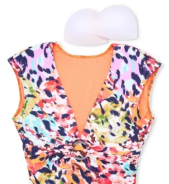 Bleu Rod Beattie Party Animal Cap Sleeve Mio One Piece Swimsuit A23206 -Lumiere Bikinis Shop bleu rod beattie bleu01 a23206 cs6