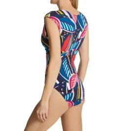 Bleu Rod Beattie Absolutely Fabulous Cap Sleeve One Piece Swimsuit AF22767 -Lumiere Bikinis Shop bleu rod beattie bleu01 af22767 bs