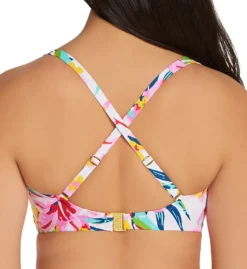 Bleu Rod Beattie Beachy Keen Shirred Underwire Bandeau Swim Top B21179D -Lumiere Bikinis Shop bleu rod beattie bleu01 b21179d cs1