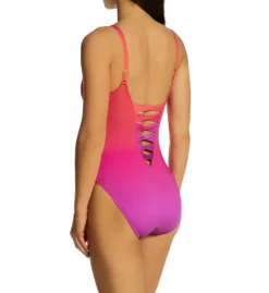 Bleu Rod Beattie Cool Breeze Lace Down OTS Mio One Piece Swimsuit B23249 -Lumiere Bikinis Shop bleu rod beattie bleu01 b23249 bs