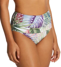 Bleu Rod Beattie It's A Breeze Shirred High Waist Swim Bottom BZ22916