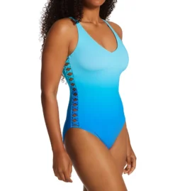 Bleu Rod Beattie Coast To Coast Cut Out Side One Piece Swimsuit CC22249