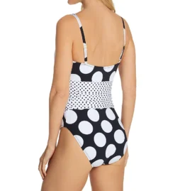 Bleu Rod Beattie Let's Get Dotty Plunge Mio One Piece Swimsuit D21793 -Lumiere Bikinis Shop bleu rod beattie bleu01 d21793 bs