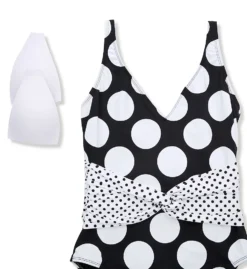 Bleu Rod Beattie Let's Get Dotty Plunge Mio One Piece Swimsuit D21793 -Lumiere Bikinis Shop bleu rod beattie bleu01 d21793 cs6