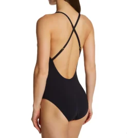 Bleu Rod Beattie Don't Mesh With Me V-Neck Mesh One Piece Swimsuit DM22754 -Lumiere Bikinis Shop bleu rod beattie bleu01 dm22754 bs