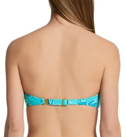Bleu Rod Beattie Escape To The Beach Twist Front Bandeau Swim Top EB23129 -Lumiere Bikinis Shop bleu rod beattie bleu01 eb23129 bs