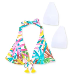 Bleu Rod Beattie Fantasy Island Tall Triangle Bikini Swim Top FI23104 -Lumiere Bikinis Shop bleu rod beattie bleu01 fi23104 cs6