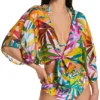 Bleu Rod Beattie Fantasy Island Chiffon Shirt Cover Up FI23866 -Lumiere Bikinis Shop bleu rod beattie bleu01 fi23866 gs