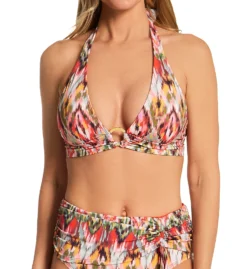 Bleu Rod Beattie Free Spirit Halter With Ring Swim Top FS23107