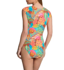 Bleu Rod Beattie The Heat Is On Cap Sleeve Mio One Piece Swimsuit HT23206 -Lumiere Bikinis Shop bleu rod beattie bleu01 ht23206 bs