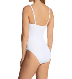 Bleu Rod Beattie Kore Shirred Bandeau Mio One Piece Swimsuit K00978 -Lumiere Bikinis Shop bleu rod beattie bleu01 k00978 bs