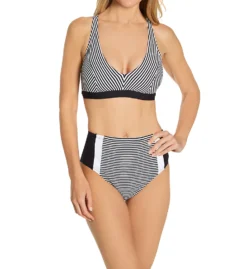 Bleu Rod Beattie Inside The Lines High Waist Swim Bottom N21906 -Lumiere Bikinis Shop bleu rod beattie bleu01 n21906 cs1