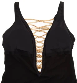 Bleu Rod Beattie Plus Size Let's Get Knotty Lace One Piece Swimsuit N22232X -Lumiere Bikinis Shop bleu rod beattie bleu01 n22232x cs5