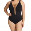 Bleu Rod Beattie Plus Size Let's Get Knotty Lace One Piece Swimsuit N22232X -Lumiere Bikinis Shop bleu rod beattie bleu01 n22232x gs