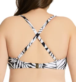 Bleu Rod Beattie Plus Size Urban Oasis Shirred Swim Top O22179X -Lumiere Bikinis Shop bleu rod beattie bleu01 o22179x cs1