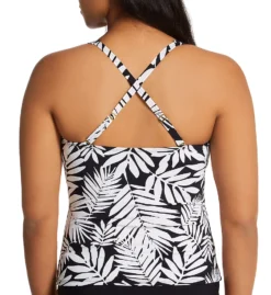 Bleu Rod Beattie Urban Oasis Tie Front Tankini Swim Top O22401D -Lumiere Bikinis Shop bleu rod beattie bleu01 o22401d cs1